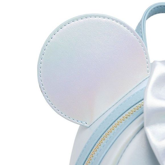Loungefly Disney Minnie Mouse Baby Blue Iridescent Princess Mini Backpack main image 6